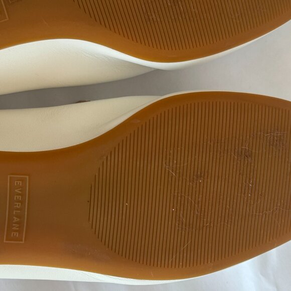 Everlane The Day White Soft Leather Pull On Loafers - Picture 4 of 4